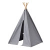 Kids Concept Tipi Zelt Mini grau offen