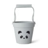 Liewood Linda Silikon-Eimer „Panda dumbo grey“