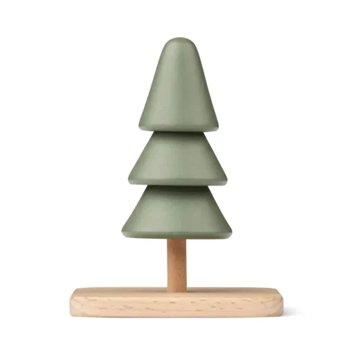 Liewood Holz-Baum-Set Village „Faune green mix“ 3-teilig