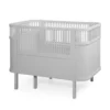 Sebra Bett „Stone grey“, Babybett & Juniorbett, FSC™ Mix